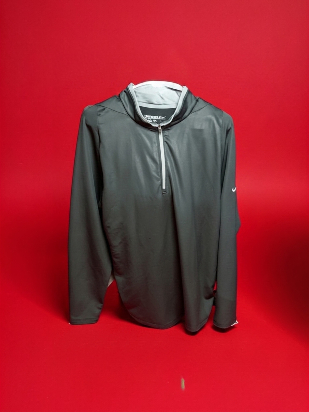 Nike Men’s Dark Gray Half-Zip Performance Pullover